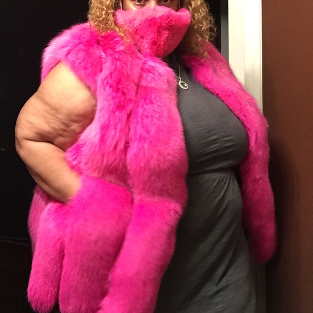 Beautiful Fox fur coat & Fox facemask